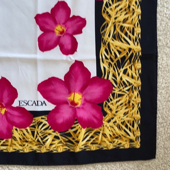 Escada Silk Scarf - Picture 2 of 4